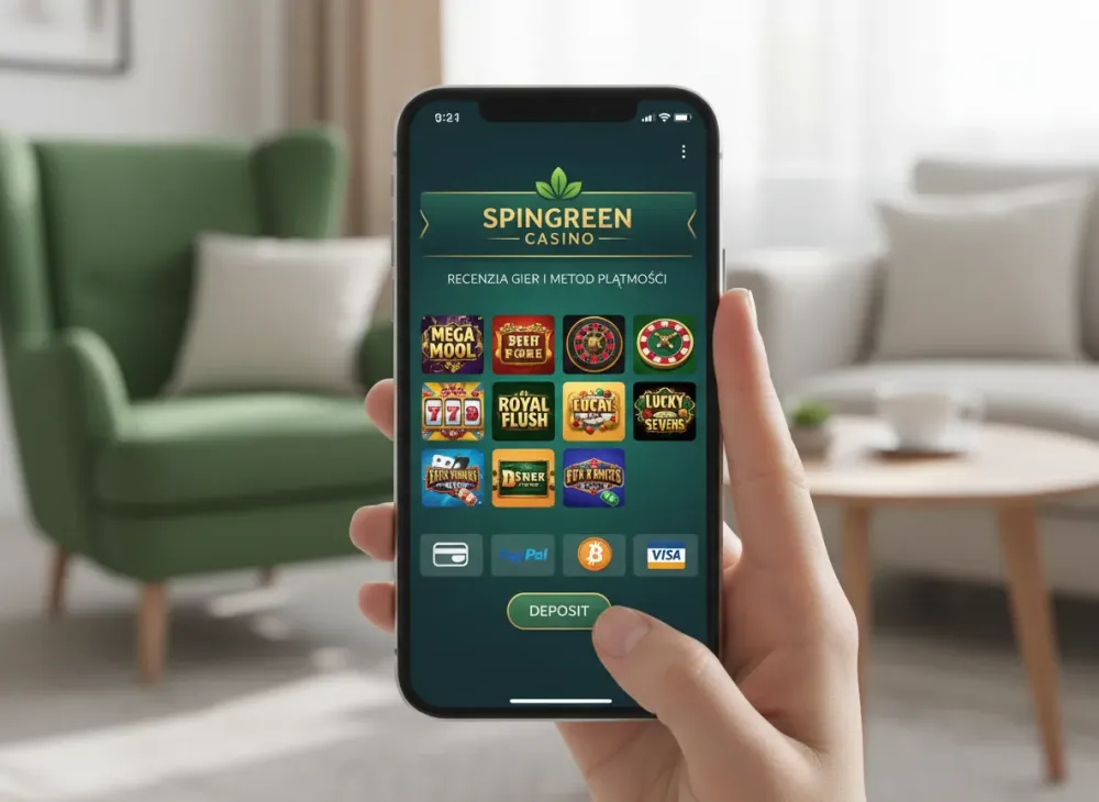 Spingreen casino recenzja i opis gier kasynowych